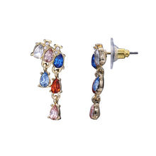 Load image into Gallery viewer, MINI CHANDELIER MULTI COLOR EARRINGS 1&#39; INCH  (#216)