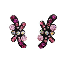 Load image into Gallery viewer, PINK BRILLIANT RHINESTONES EARRING 1.5&#39; INCH (#228)