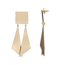 Load image into Gallery viewer, INSTYLE DANGLING LONG EARRING GOLD TONE  3&#39; INCH  (#249)