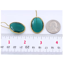 Load image into Gallery viewer, Turquoise Color Candy Style dangling drop glass Earrings (#10)