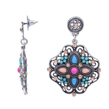 Load image into Gallery viewer, Multi Color Dangling Earring Bright and Brilliant (#3)