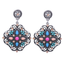 Load image into Gallery viewer, Multi Color Dangling Earring Bright and Brilliant (#3)