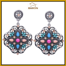 Load image into Gallery viewer, Multi Color Dangling Earring Bright and Brilliant (#3)