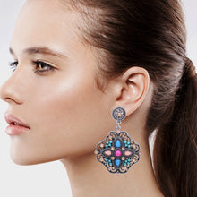 Load image into Gallery viewer, Multi Color Dangling Earring Bright and Brilliant (#3)