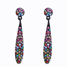 Load image into Gallery viewer, MULTI COLOR EARRINGS - BRIGHT COLOR STONES (#100)