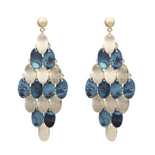 Load image into Gallery viewer, ANTIQUE DANGLING CHANDELIER EARRINGS BRILLIANT ANTIQUE STYLE (130)