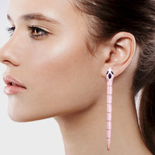 Load image into Gallery viewer, LONG SNAKE EARRINGS 5&#39; INCH DANGLING  FASHION EARRINGS (#153)