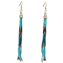 Load image into Gallery viewer, Very Long Earrings Approx 5.5&#39; Inch long Dangling Fashion Tassel Style (#32)