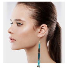 Load image into Gallery viewer, Very Long Earrings Approx 5.5&#39; Inch long Dangling Fashion Tassel Style (#32)