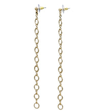 Load image into Gallery viewer, LONG CHAIN CHANDELIER EARRINGS 5&#39; INCH DANGLING CHAIN FASHION EARRINGS (#80)