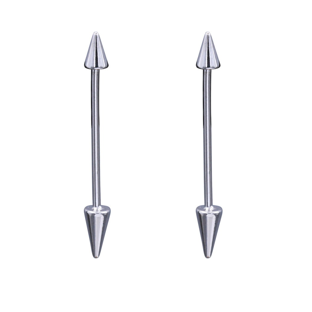 ARROW BAR EARRINGS BAR TRENDY ARROW BAR EARRINGS FASHION METAL 1.5 INCH (#82)