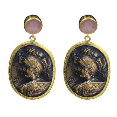 Antique Style Roman Design Dandling Earrings (#30)