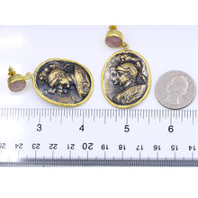 Load image into Gallery viewer, Antique Style Roman Design Dandling Earrings (#30)