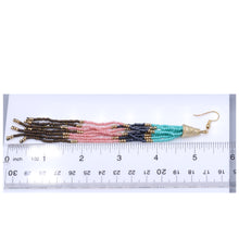 Load image into Gallery viewer, Very Long Earrings Approx 5.5&#39; Inch long Dangling Fashion Tassel Style (#31)