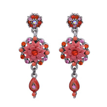 Load image into Gallery viewer, Red Chandelier Earrings Red Dangling Earring  (#42)